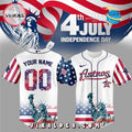 Houston Astros Custom Independence Day Baseball Jersey