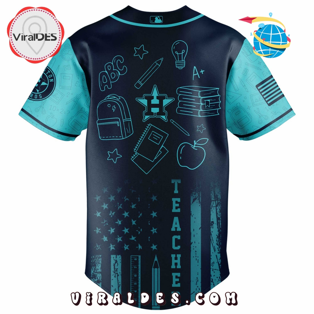 Houston Astros MLB x Teacher Appreciation Day Baseball Jersey