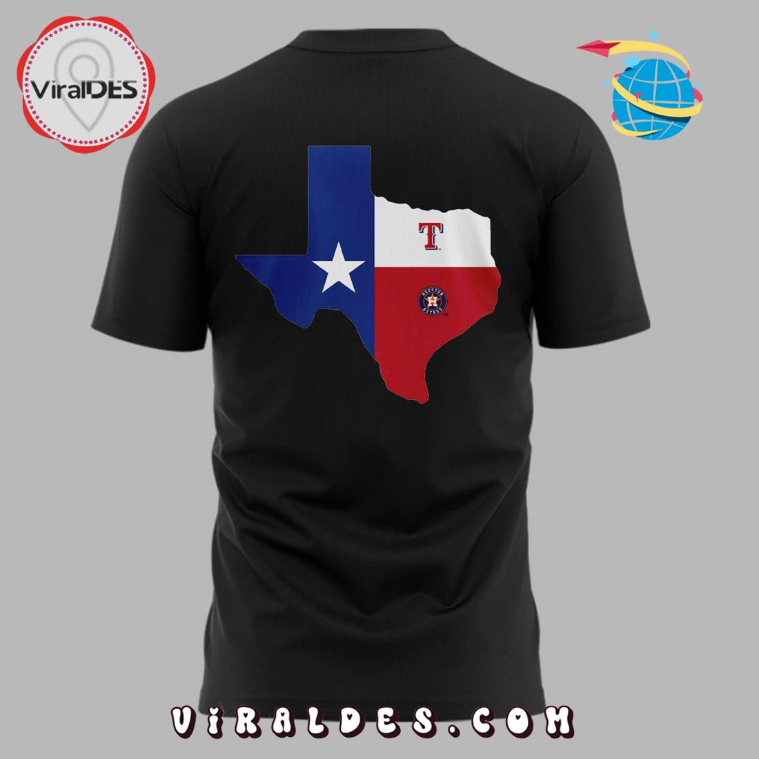 Houston Astros Together For Texas Black Shirt