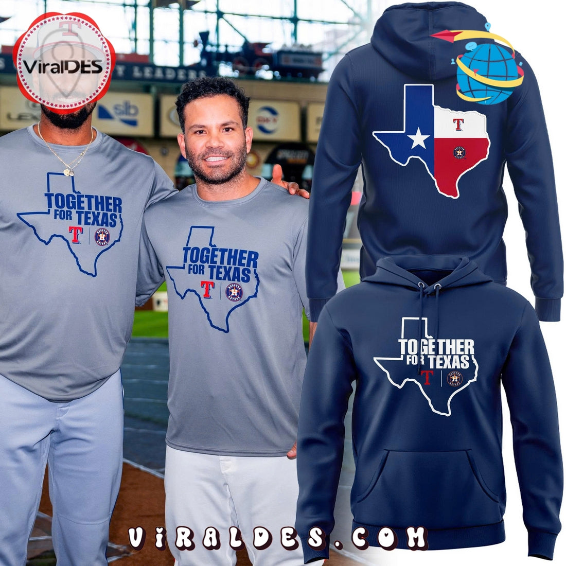 Houston Astros Together For Texas Blue Hoodie, Long Pants