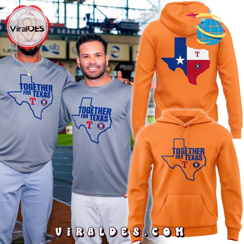 Houston Astros Together For Texas Orange Hoodie, Long Pants