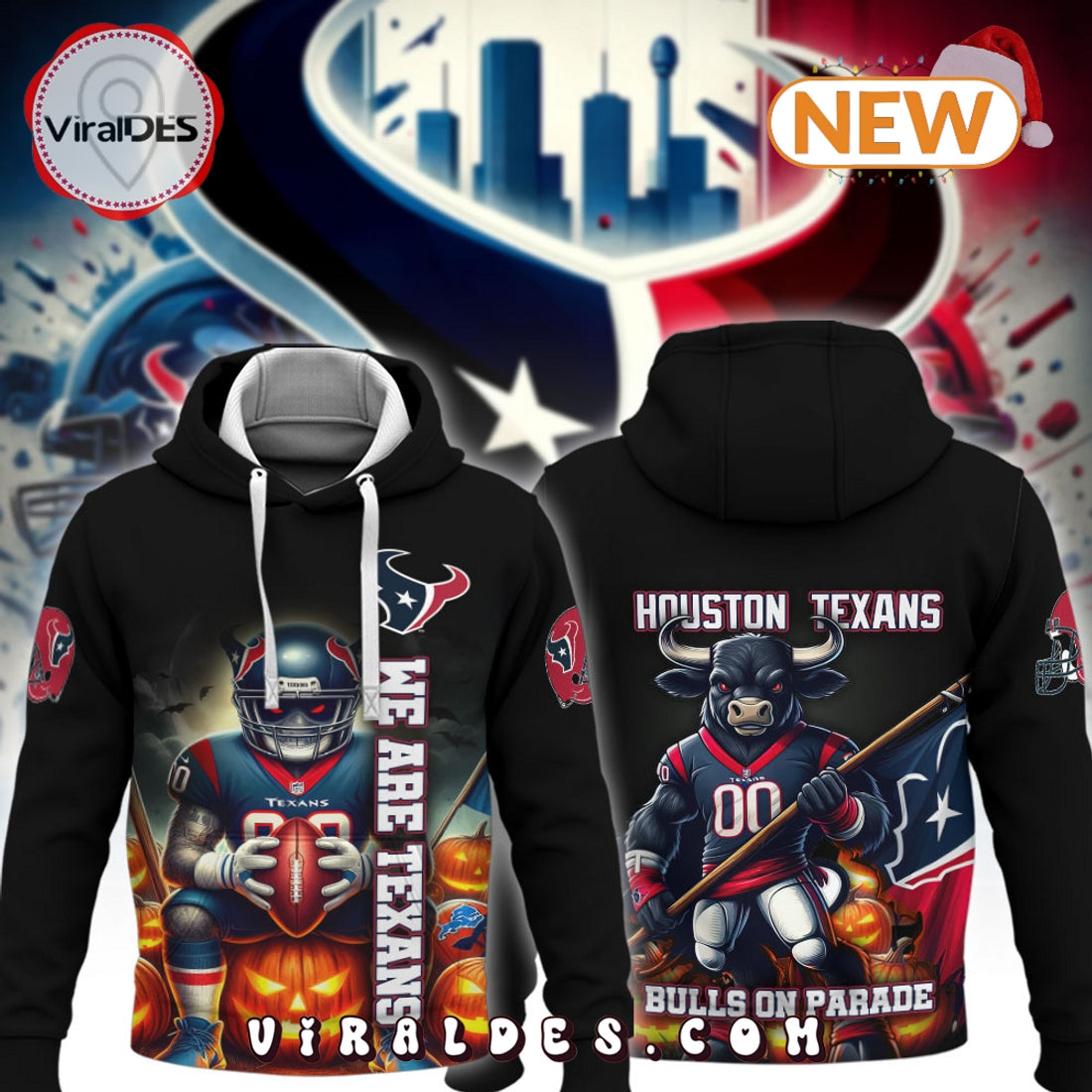 Houston Texans Bulls On Parade Pumpkin Shirt