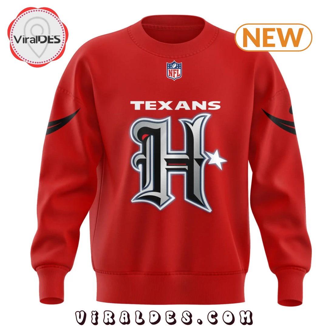 Houston Texans Uniform Battle Red Sweatshirt