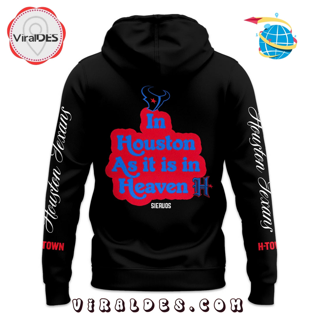 Houston Texans x Lecrae Rapper Black Hoodie, Long Pants