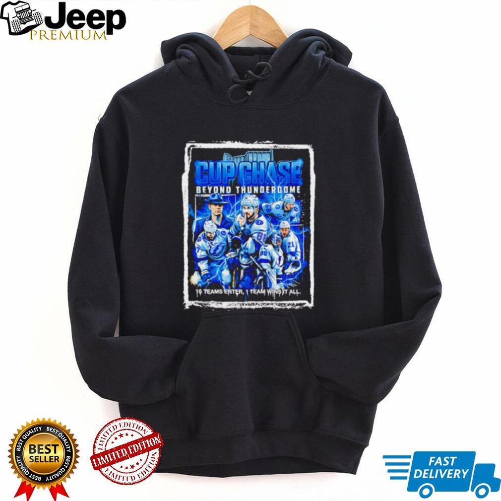 Tampa Bay Lightning Cup Chase Beyond Thunderdome Hockey Graphic T Shirt