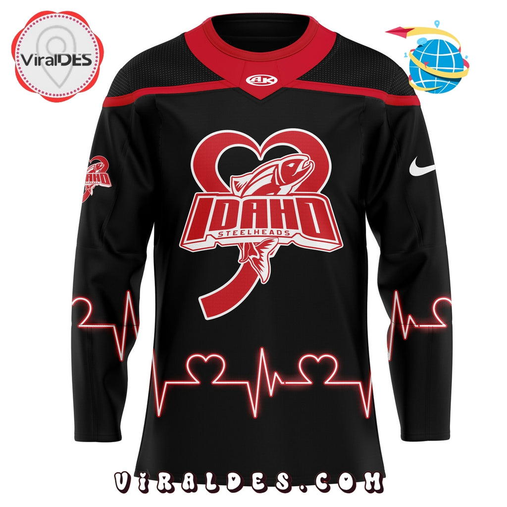 Idaho Steelheads Jayden DeLuca Foundation Hockey Jersey