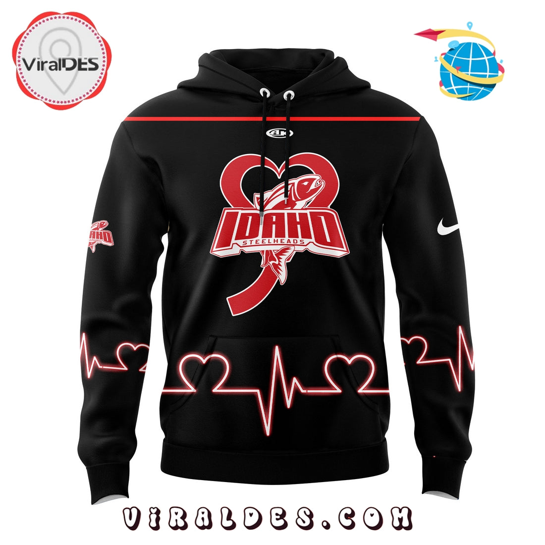 Idaho Steelheads Jayden DeLuca Foundation Hoodie, Pants
