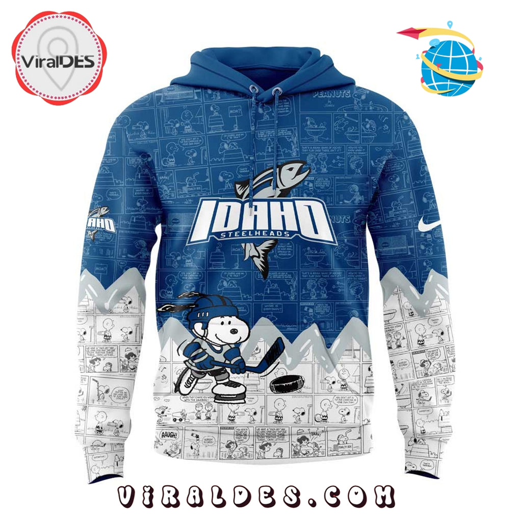 Idaho Steelheads Peanuts Night Anniversary Hoodie, Pants