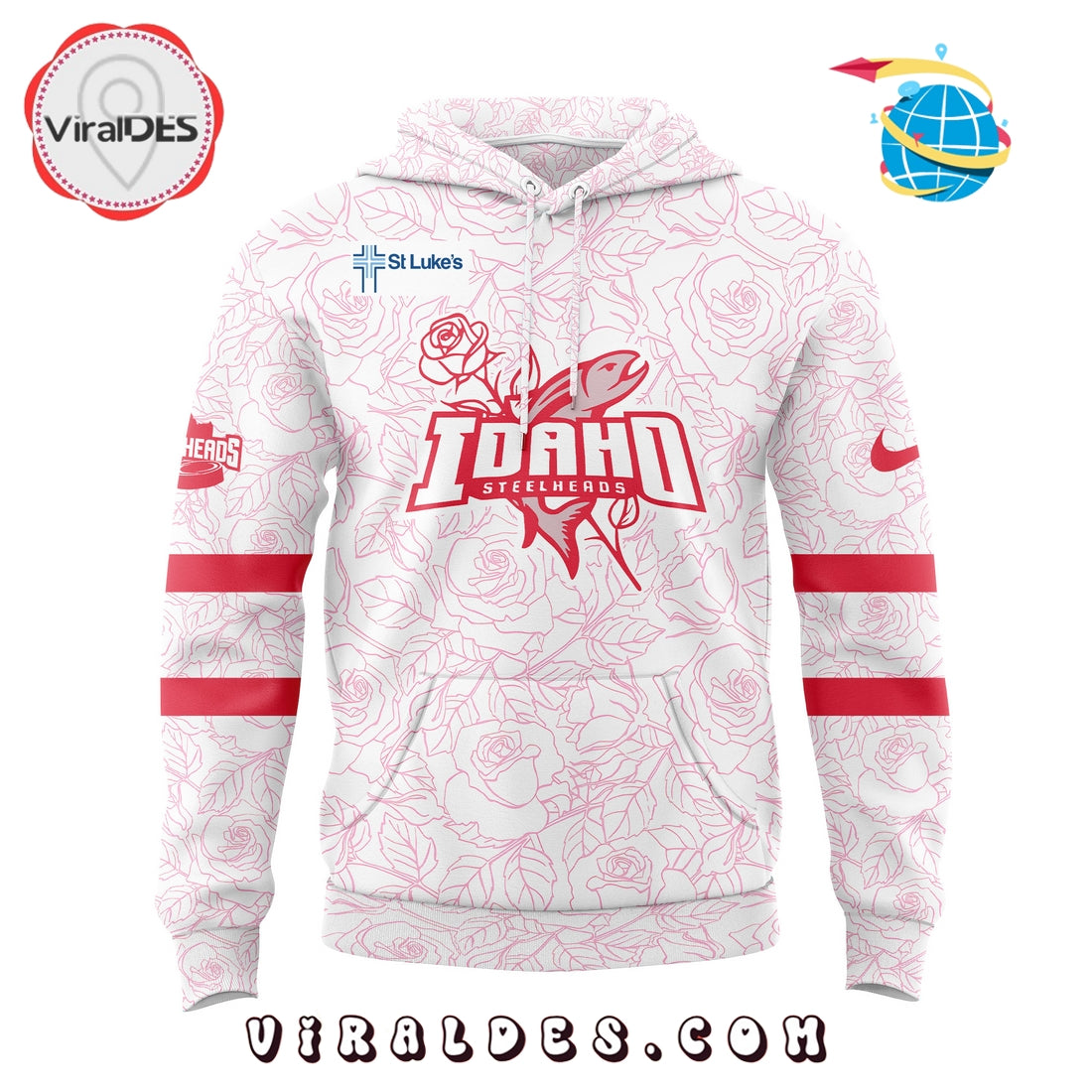 Idaho Steelheads Pink In The Rink Hoodie, Pants