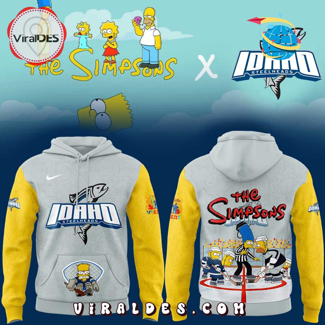 Idaho Steelheads x 35th The Simpsons Hoodie, Pants