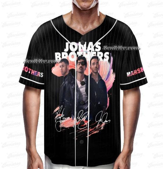 Jonas Bros 20th Annivesary Tour 2025 Baseball Jersey