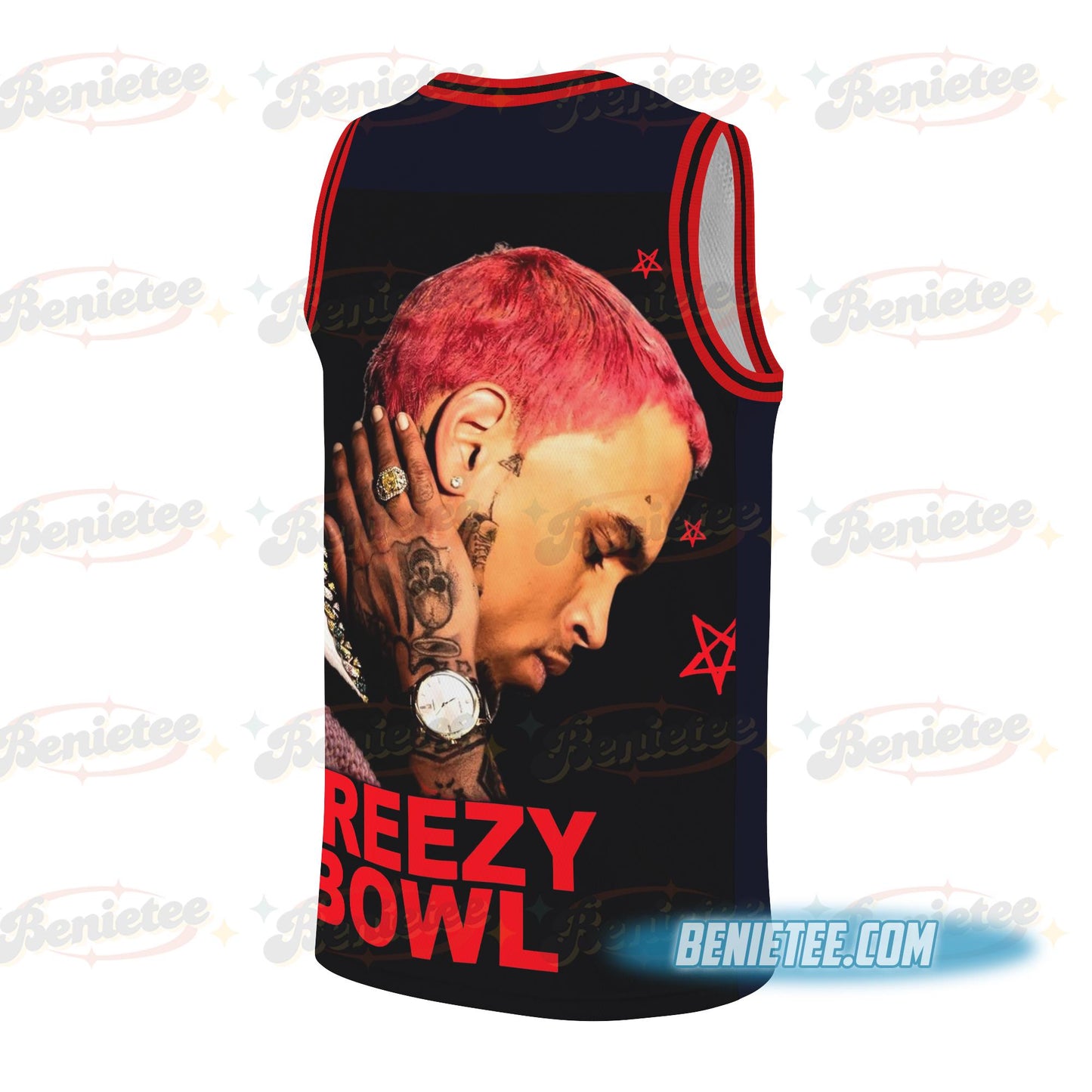 Chris Brown Tour Basketball Jersey