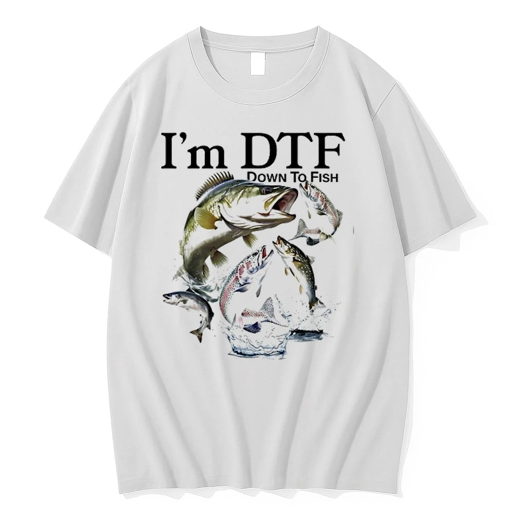 Im Dtf Down To Fish Fishing Fisherman 0 Tshirts Sweater