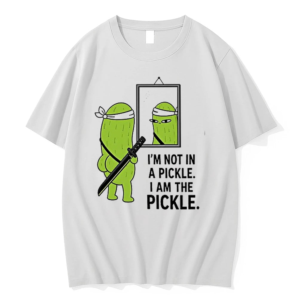Im Not In A Pickle I Am The Cartoon Samurai Katana Mirror Reflection 0 Tshirts