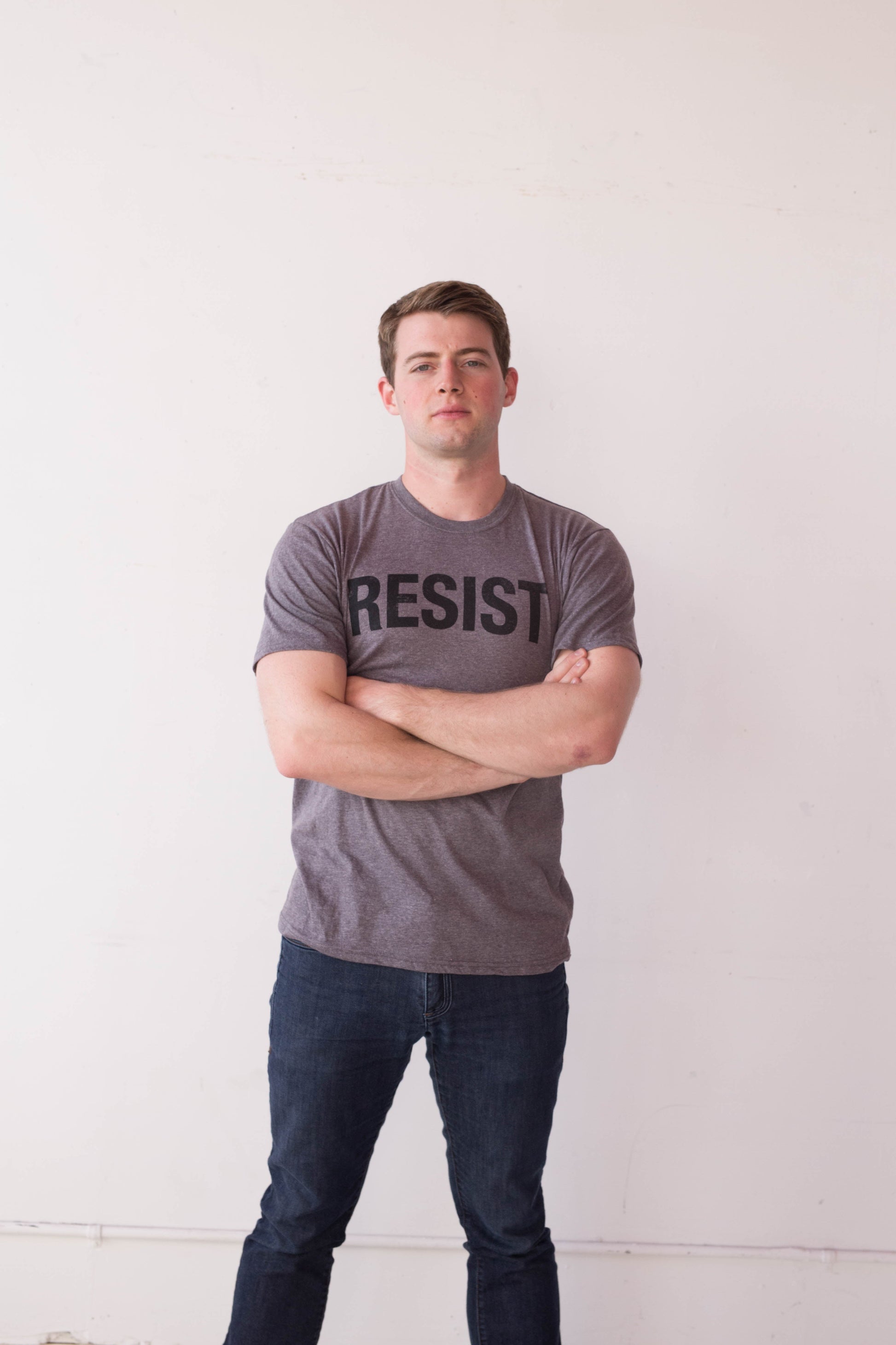 RESIST Men's T Shirt Hoodie, Sweatshirt | WearSparks.com (Image 3)
