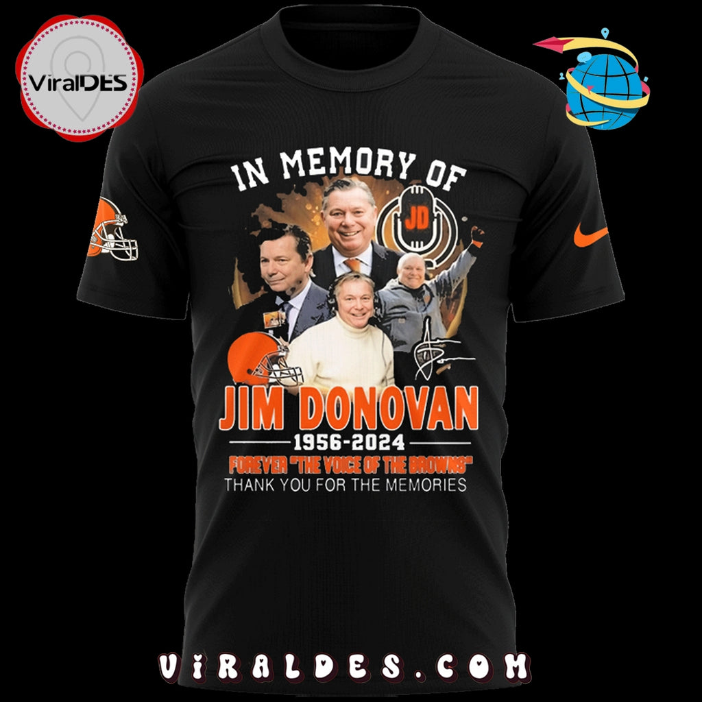 In Memory Of Jim Donovan 1956 – 2024 Black Hoodie, Long Pants