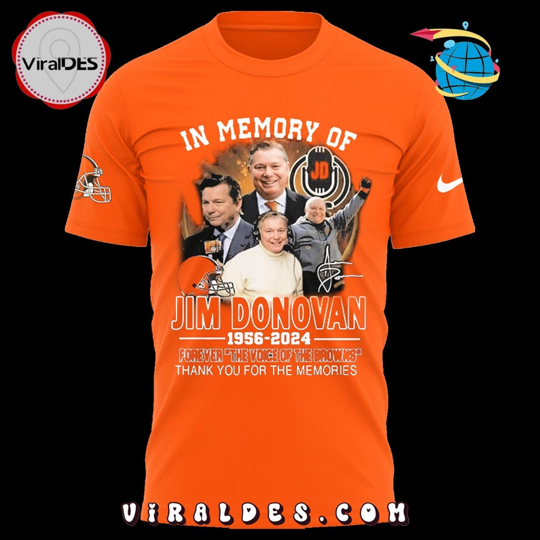 In Memory Of Jim Donovan 1956 – 2024 Orange Hoodie, Long Pants