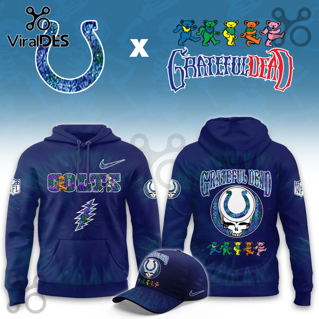 Indianapolis Colts Grateful Dead Limited Hoodie 2025
