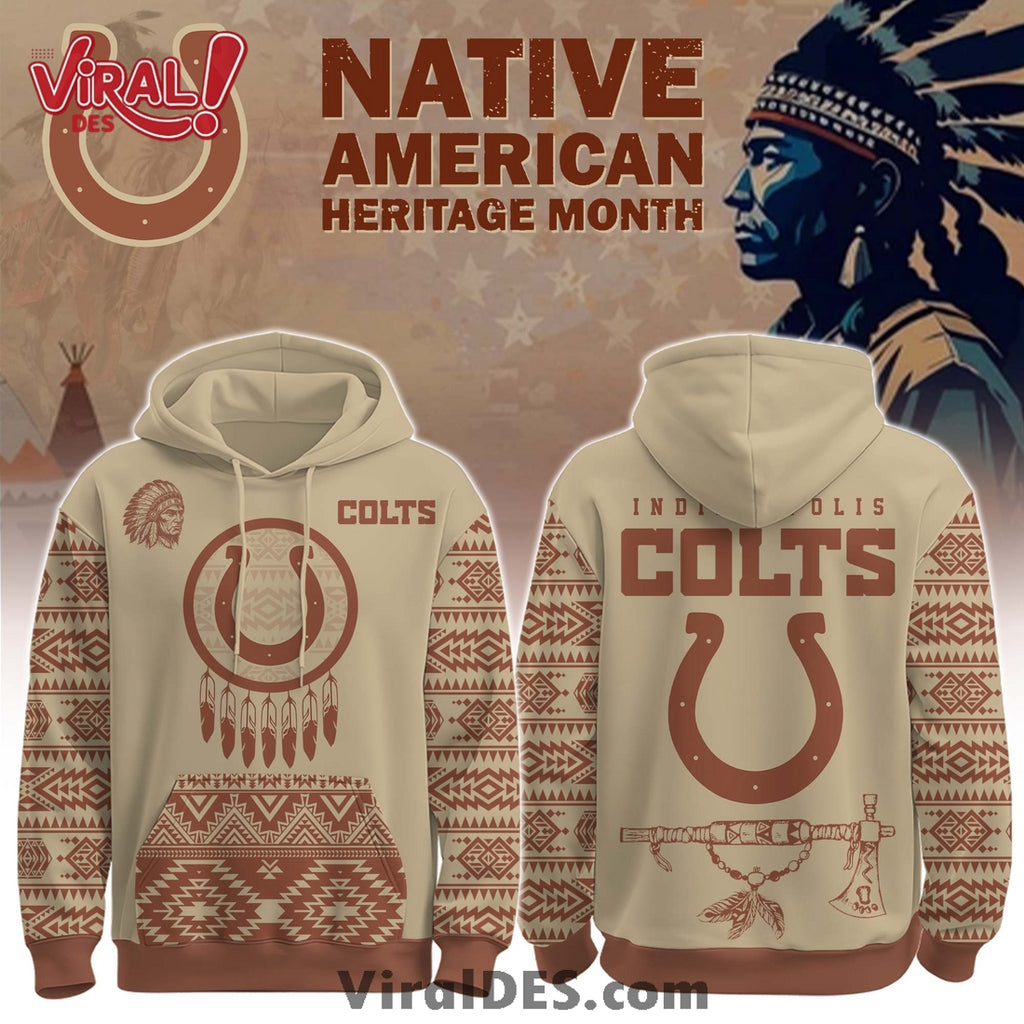 Indianapolis Colts Native American Heritage Month Hoodie, Long Pants