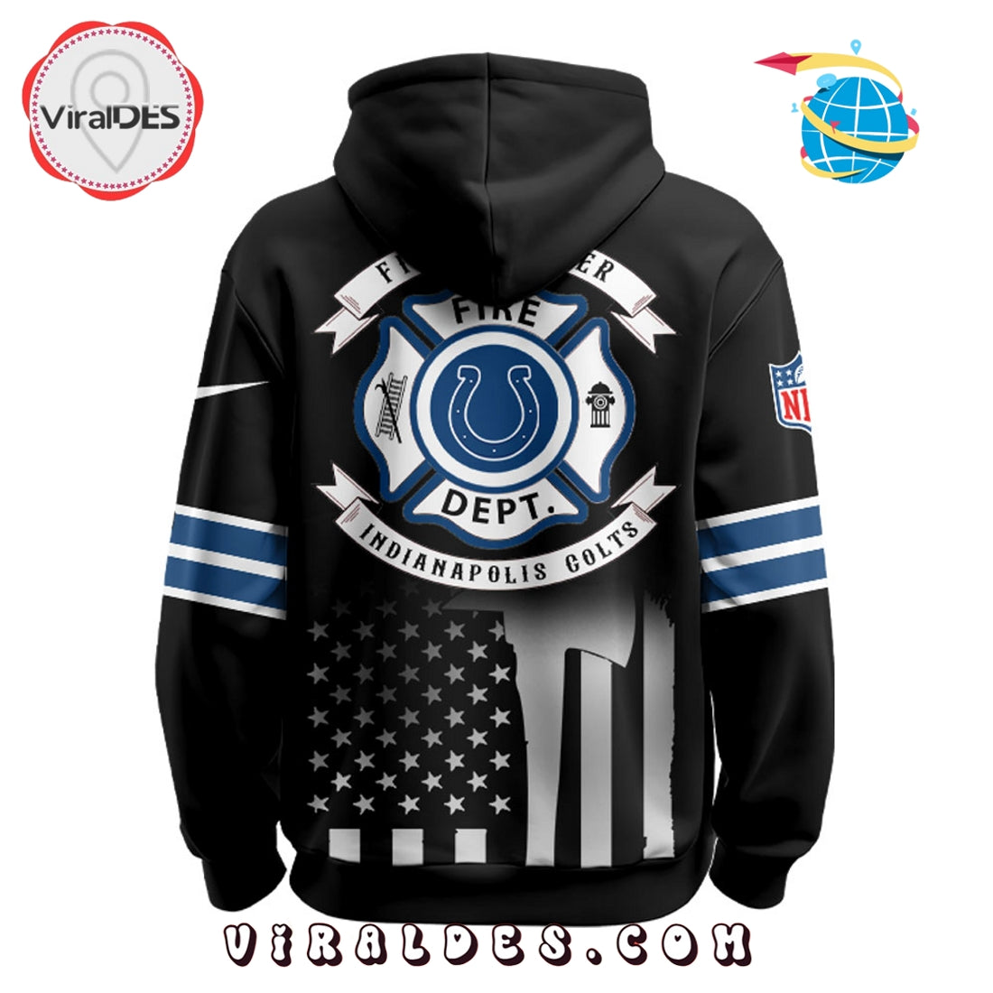 Indianapolis Colts x Firefighter Appreciation Night Game Hoodie 2025