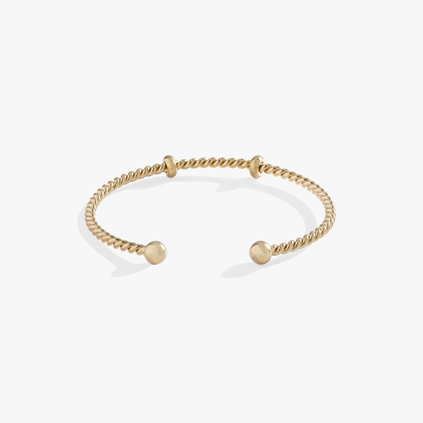 French Rope Charm Bracelet Cuff