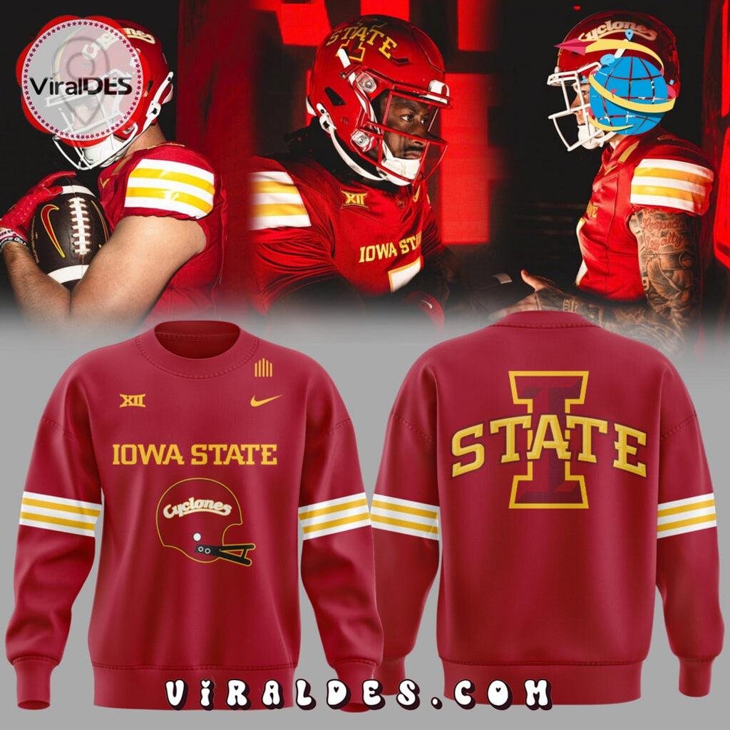 Iowa State Cyclones Football Hoodie 2025