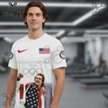 Jack Hughes Olympic Gold Champion 2026 USA Hockey Graphic Shirt