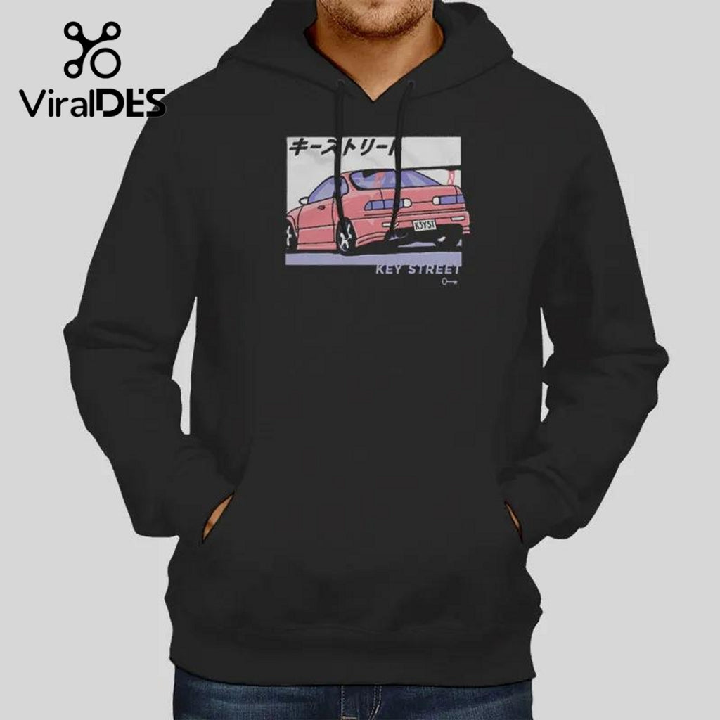 Japanese Racing Key Street Hoodie