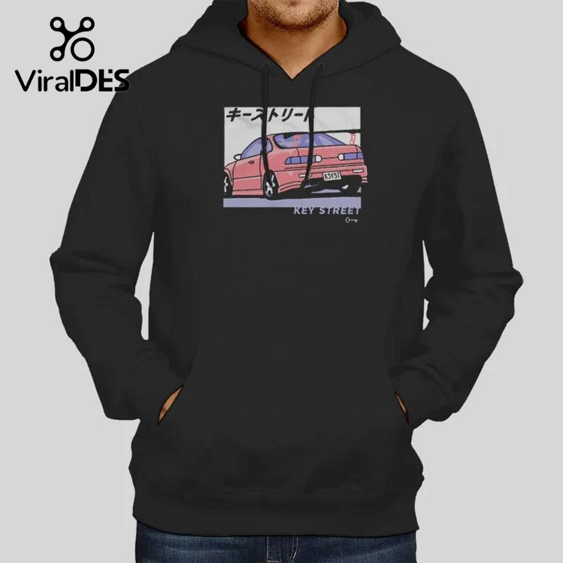 Japanese Racing Key Street Hoodie