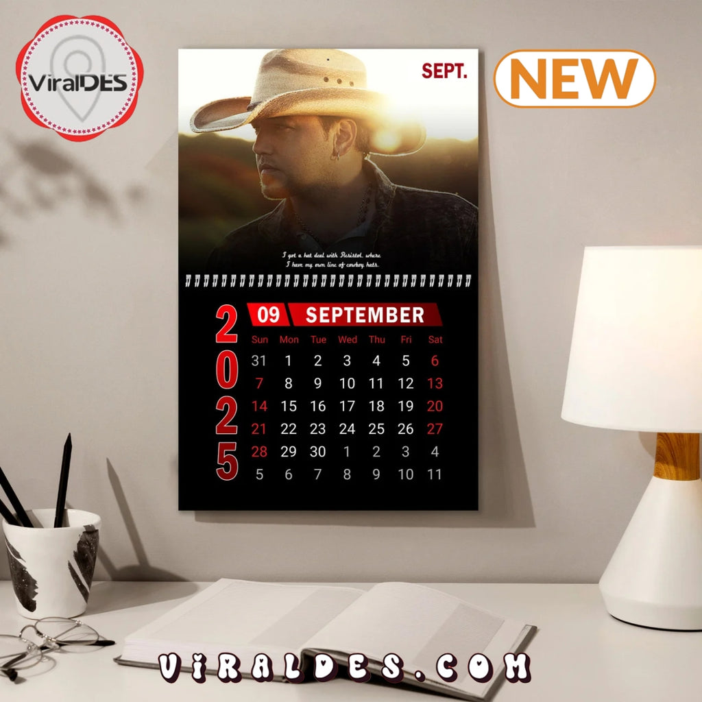Jason Aldean 2025 Happy New Year Calendar