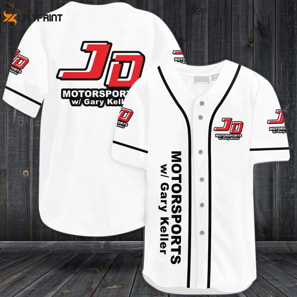 JD Motorsports W/ Gary Keller Baseball Jersey - Gift for Men Women - lylyprint.com