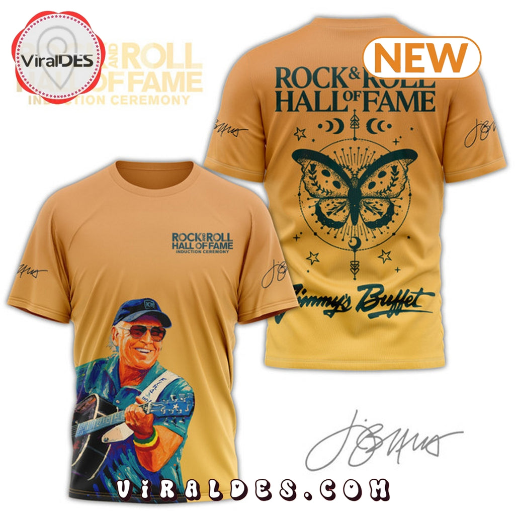 Jimmy Buffett – Rock & Roll Hall of Fame Yellow Hoodie