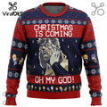 Jojo’s Bizarre Adventure Joseph Joestar Oh My God Ugly Sweater 2025