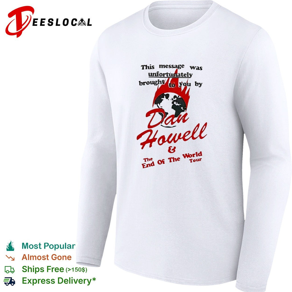 Dan Howell The End of the World Tour shirt