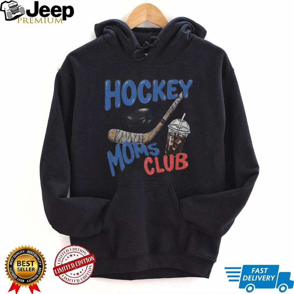 Hockey Moms Club Iced Coffee & Sports Vintage Acid Wash Shirt
