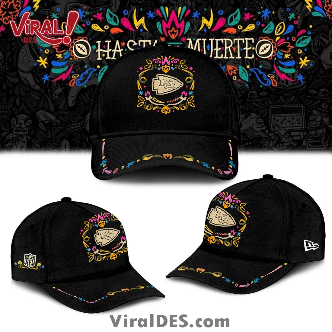 Kansas City Chiefs 2025 Hasta la muerte Hoodie And Cap