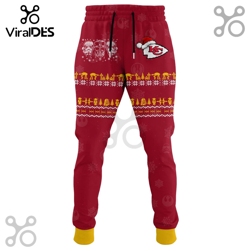 Kansas City Chiefs Merry Christmas The Force Edition Hoodie 2025