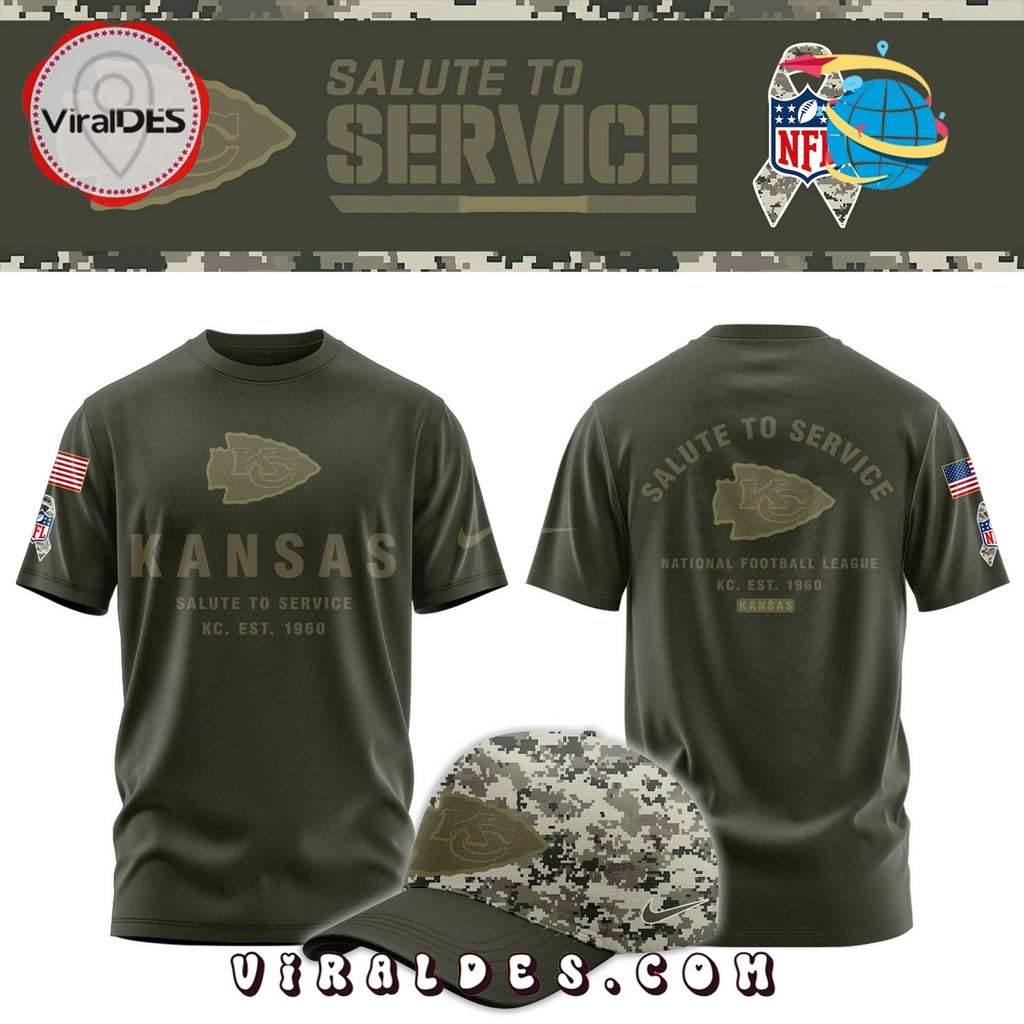 Kansas City Chiefs Salute To Service Hoodie 2025