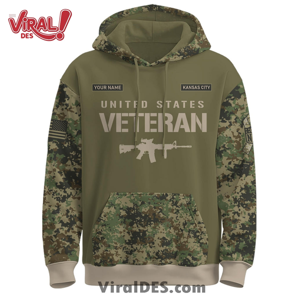 Kansas City Chiefs Veteran Day 2025 Hoodie Limited Edions