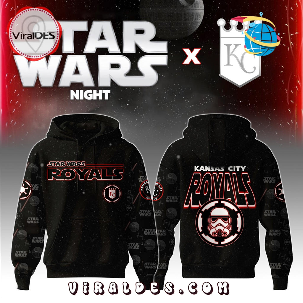 Kansas City Royals MLB x Star War Night Hoodie, Jogger, Cap