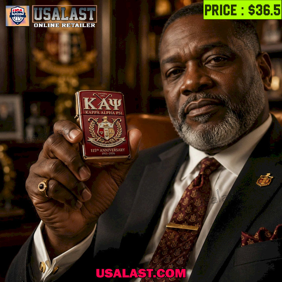 Kappa Alpha Psi 115th Anniversary Zippo Lighter Case