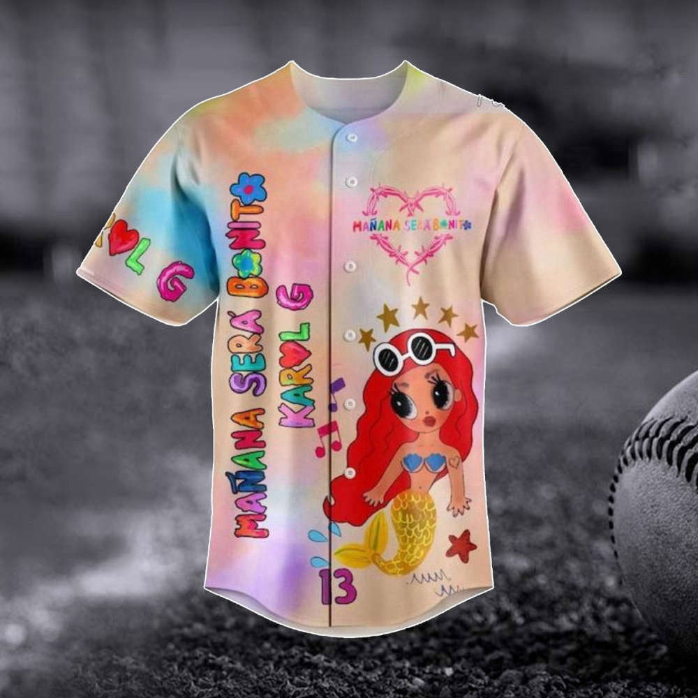Karol G Baseball Jersey: La Bichota 3D Shirt & New Album Merch – Perfect Gift for Fans
