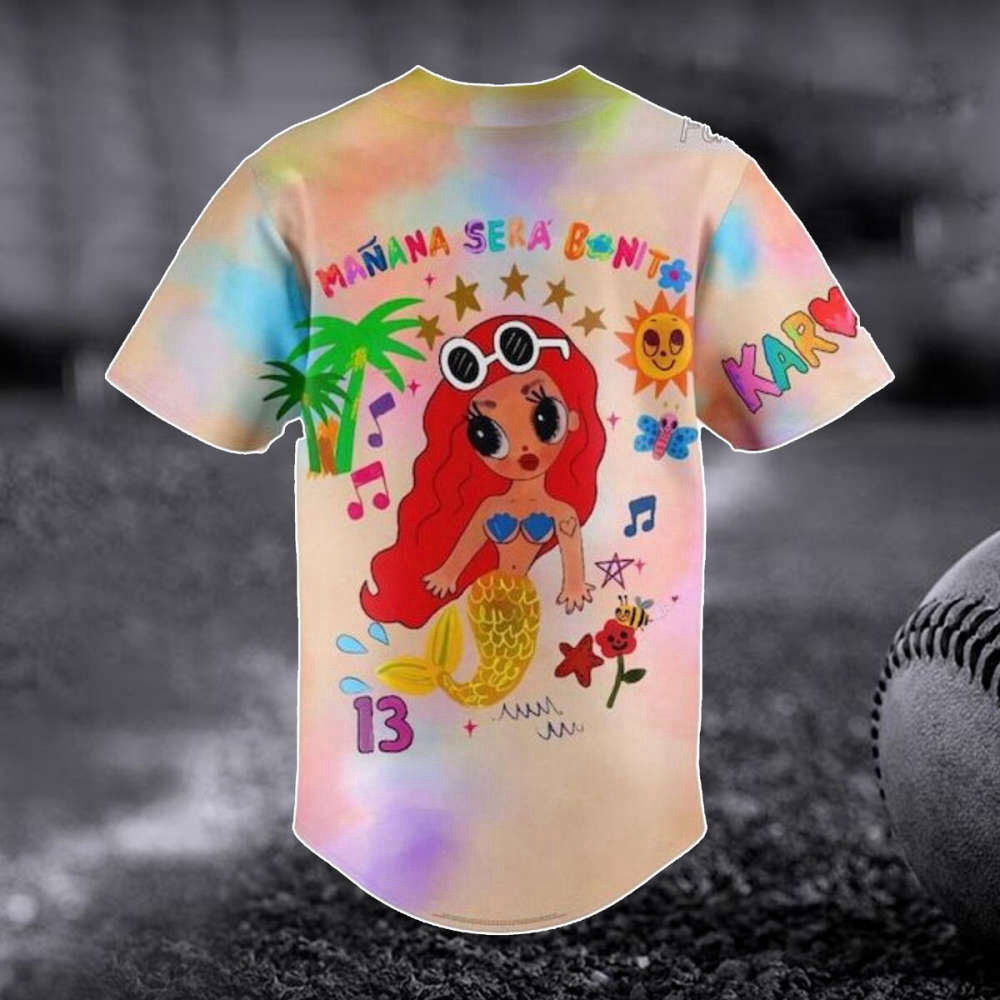 Karol G Baseball Jersey: La Bichota 3D Shirt & New Album Merch - Perfect Gift for Fans (Image 3)