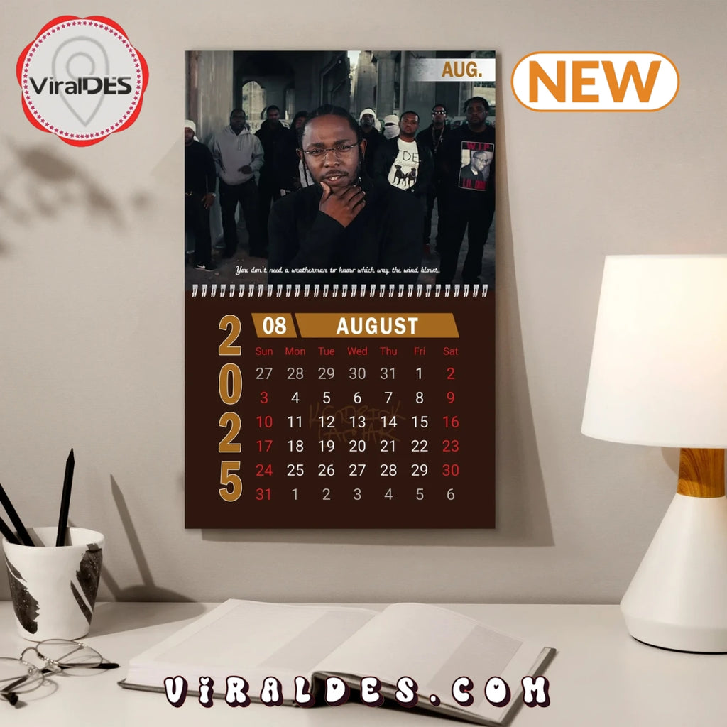 Kendrick Lamar 2025 Happy New Year Calendar