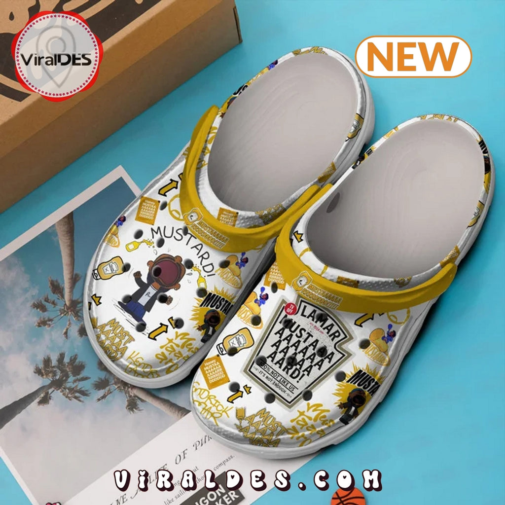 Kendrick Lamar Mustard Crocs Clogs