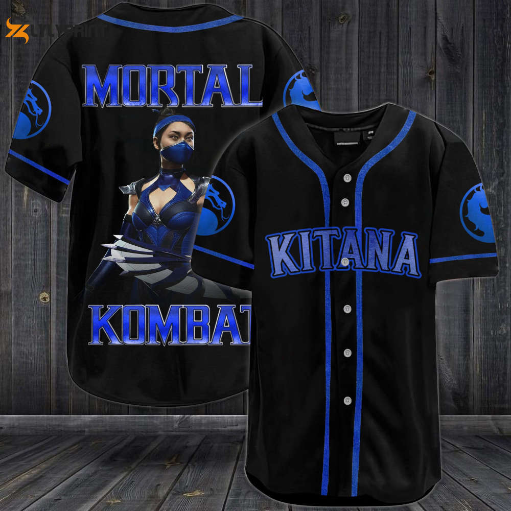 Kitana Mortal Kombat All Over Print Unisex Baseball Jersey - lylyprint.com