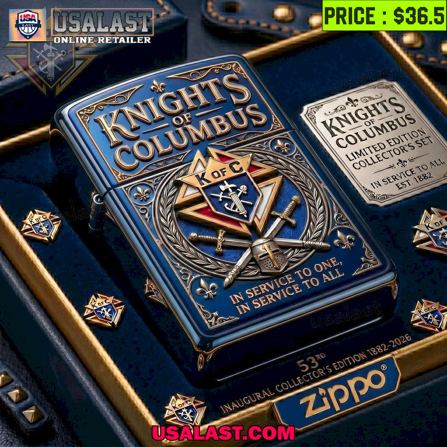Knight Of Columbus Edition Lighter Case