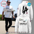 LA Angels The City Of Angel 2025 White Hoodie