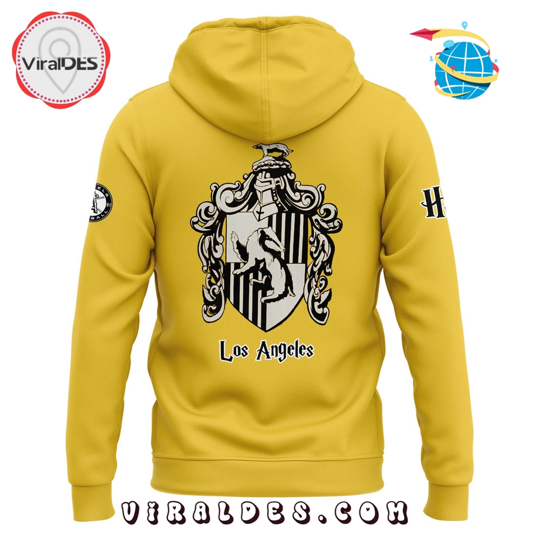 LA Angels x Hufflepuff House Hoodie 2025