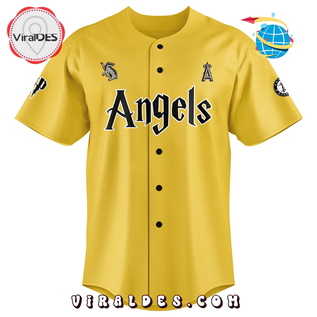 LA Angels x Hufflepuff House Limited Edition Jersey